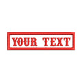 Custom Text Embroidery Name Patch Iron on Sew on Embroidered Badge for Clothing Garment
