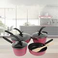 4 Pack Set Factory Wholesale Cast Iron Cookware Wok Pan and Saucepan