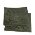 Wholesale Eco-Friendly Heat Press Handmade Embossed/Debossed Labels Custom Logo Clothing Garment Jeans PU Leather Patches Custom