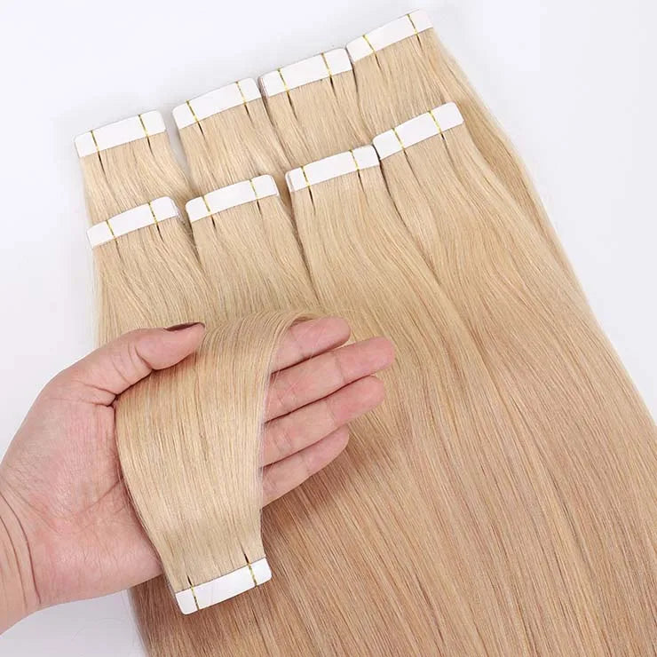 Wholesale Natural Hair Extension Human Vendors Cuticle Aligned Virgin Tape in Hair Extensions Remy Hair Extension Tape Best
