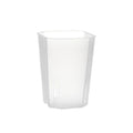 Tall Slit Square Clear  Plastic Bonsai Plant Planters Succulent Flower Pot Garden Decoration