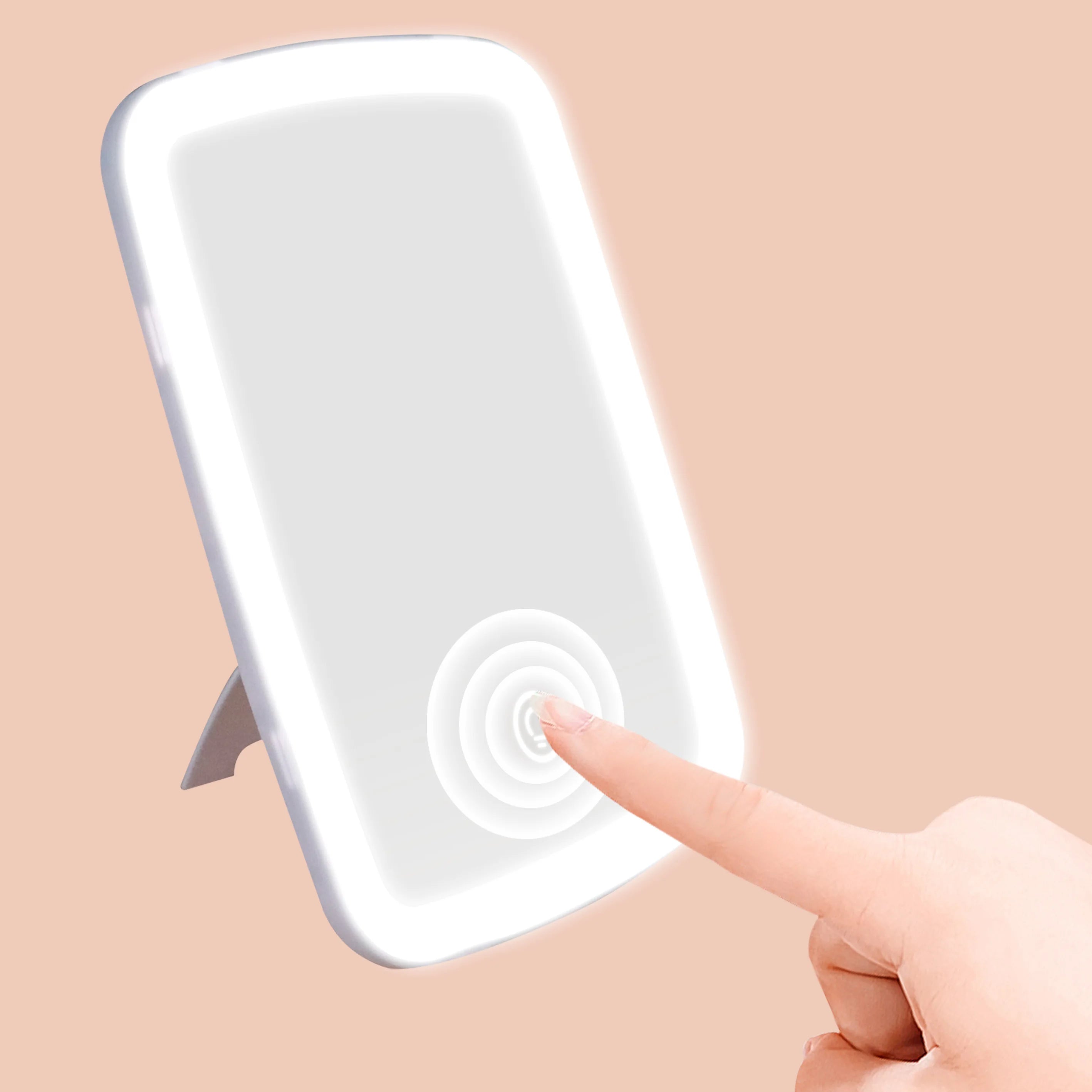Portable Custom Makeup Mirror Smart Touch Screen Led Mirror Makeup