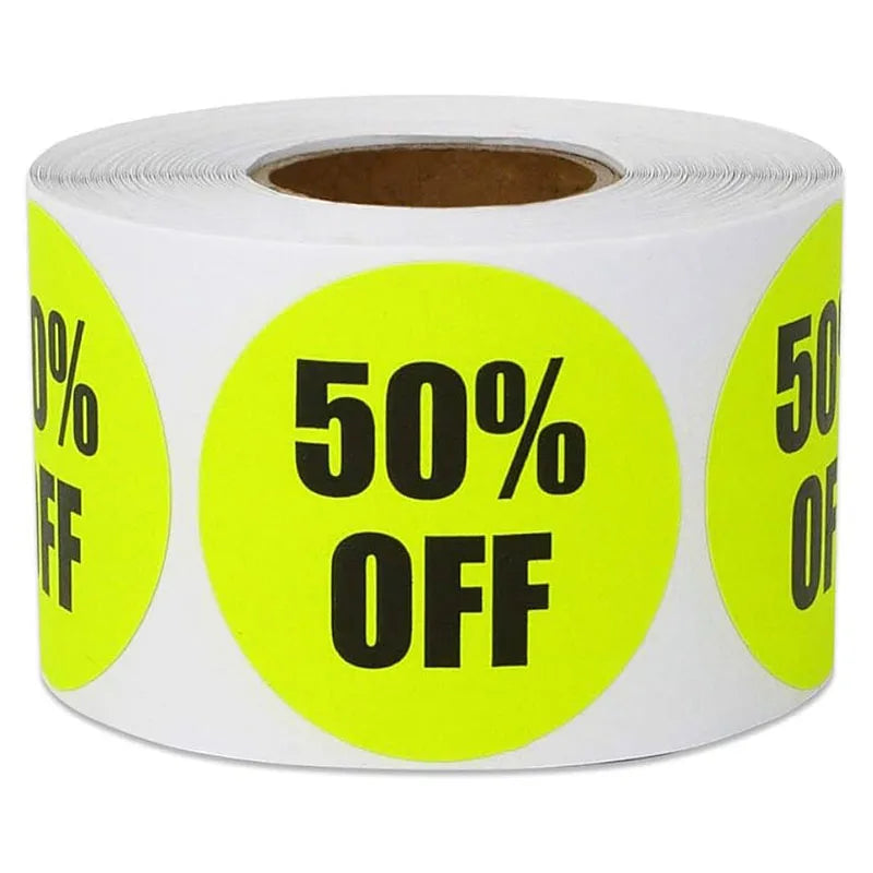 Waterproof Vinyl Adhesive Roll Labels Stickers for Custom Promotion