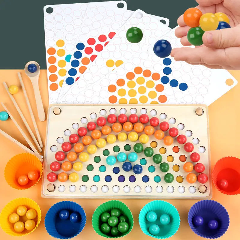 Montessori Early Learning Shape Cognitive Jigsaw Puzzle Hand Grasping Board Panel for Baby Intelligence and Manual Brain