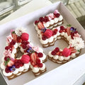 14-Inch 0-9 Sustainable Cake Number Molds PP Material Wedding Birthday Anniversary Party Cake Tool Packaged Service