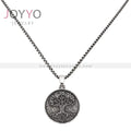 Stainless Steel Silver Compass Pendant Amulet for Engraving Tree Pendant Norse Viking Jewelry