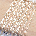 C96 1m/lot 18k Gold Plated Leaf Shape Copper Metal DIY Chain for Women Necklace & Bracelet Jewelry Making Accessories