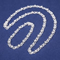 New Arrival 925 Sterling Silver 8MM Iced Out Moissanite VVS Diamond Iced Out Infinity Symbol Star Cuban Link Chain Necklace