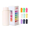 Custom Bpa Free Double Wall 304 Stainless Steel Gym Water Bottle Logo Bouteille D'eau Eco-friendly Business Gifts