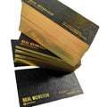 Custom Luxury Business Card Edge Color Gold Foil Printing Customized Color Offset Paper Embossed Stamping