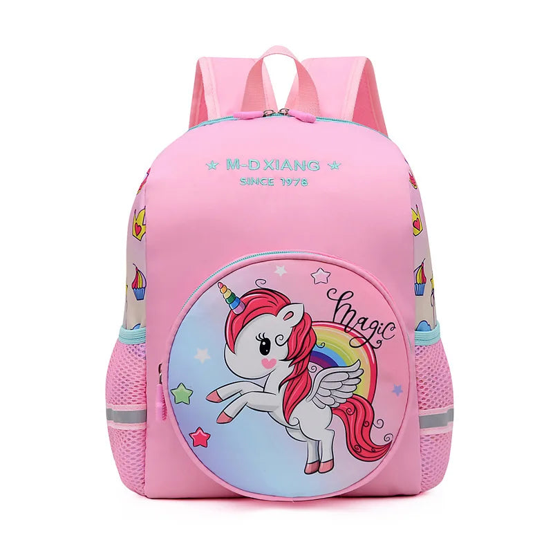 2025 New Cute Cartoon Animal Print Pattern School Backpack Student's Waterproof Shoulder Bag Wholesale Price-1pc Book Bag