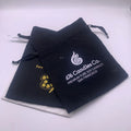 Custom Logo Printed Double String Handbag Recyclable Canvas Cotton Drawstring Shoe Dust Bag for Food Snack Sandwich Packaging