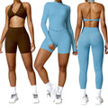 Wholesale High Waist Workout Cloth Pants GYM Yoga Fitness Wear Sport Sets Yoga Leggings Short for WOmen