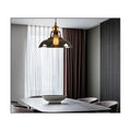 Industrial Modern Chandelier Transparent/Amber Glass Pendant Lights 220V AC for Home Loft Cafe Bar Restaurant Hanging