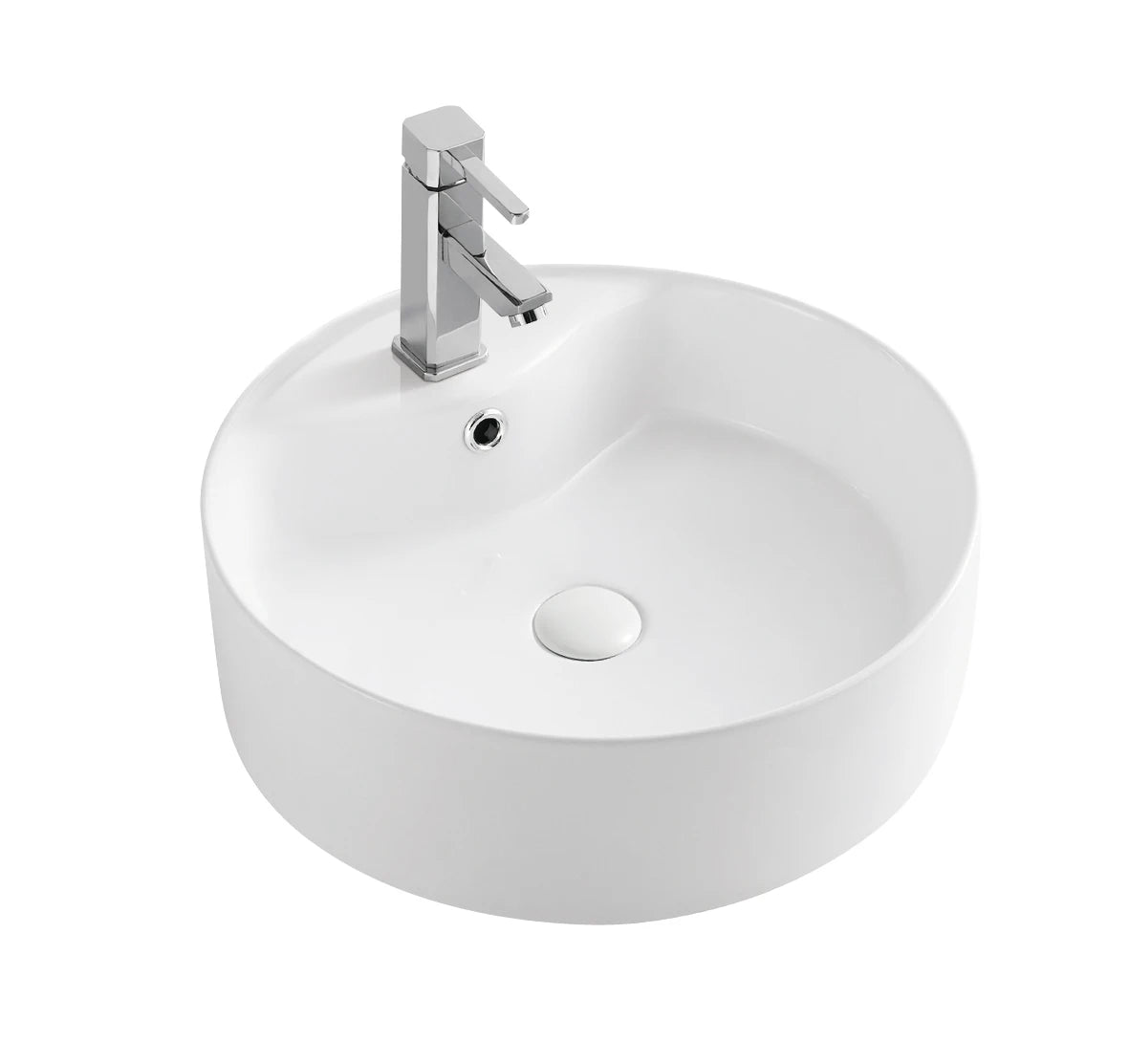 Hotel Restaurant Commercial Supply Round Ceramic Basin Bowl Bathroom Basin