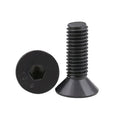 Grade 10.9 Carbon Steel Black Countersunk Head Hex Socket Screws DIN7991 Allen Bolts M1.6 M2 M2.5 M3 Sizes Surface Blackening