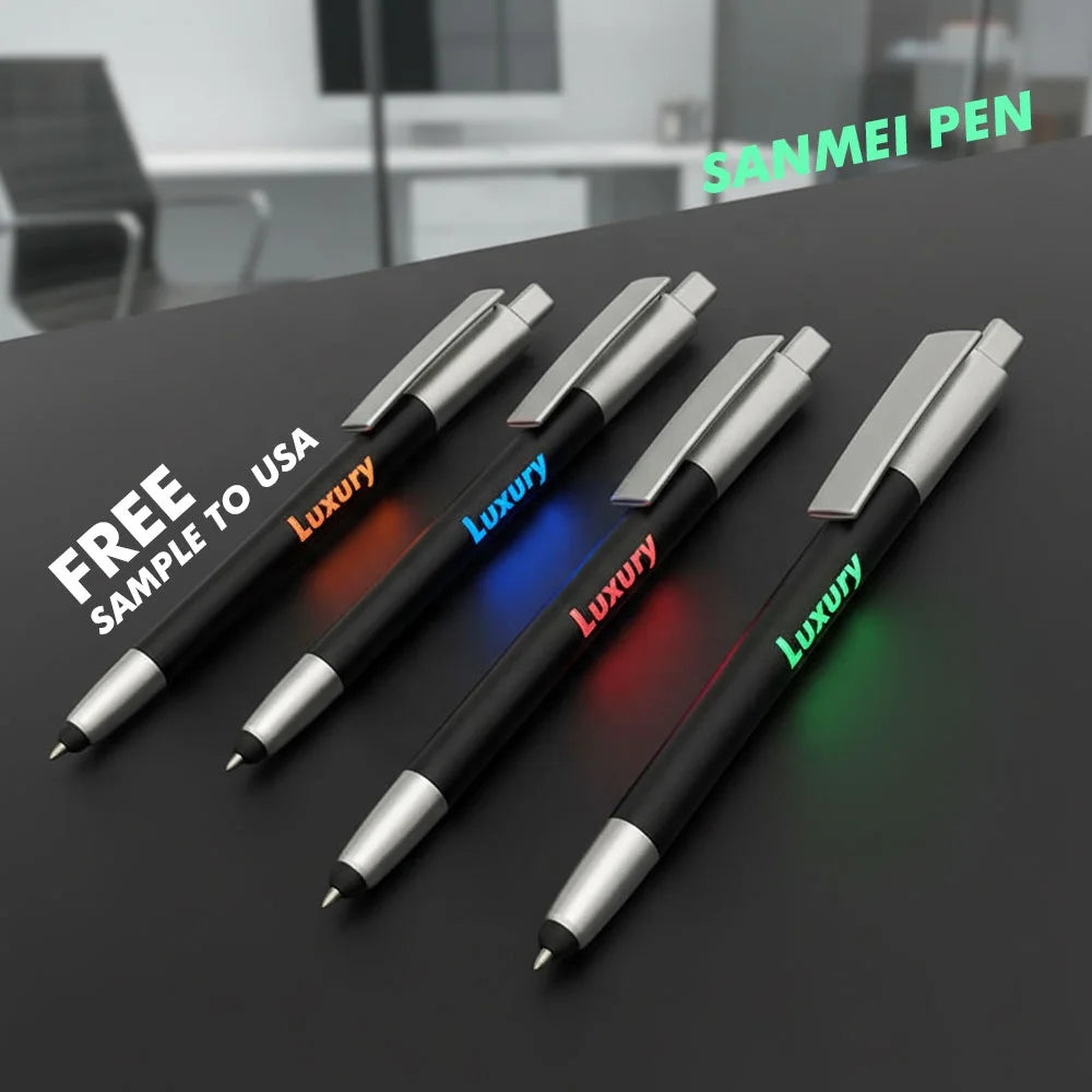 Unique Stylus Blue Color Led Custom Pen Light Lazer Laser Light Pen Glow in the Dark