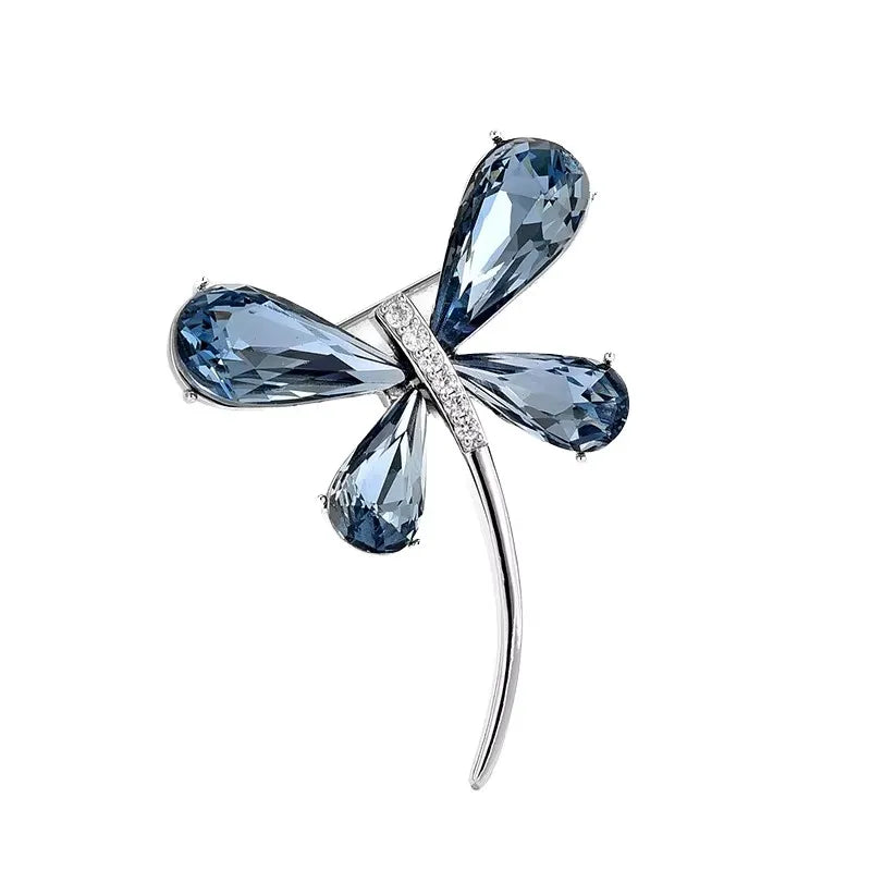 JC Crystal Hot Sale Jewelry Fashion Brooch Pin Beautiful Rhinestone Clothes Accessories Women's Corsage Birthday Gifts