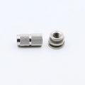 M3 M4 M5 M6 Embedded Parts Knurling Stainless Steel Insert Threaded Nut for Plastic Circuit Board Zinc Plated Finish