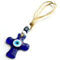 Devil's Eye Turkish Blue Eye Glass Cross Pendant Wall Car Pendant Custom Keychain