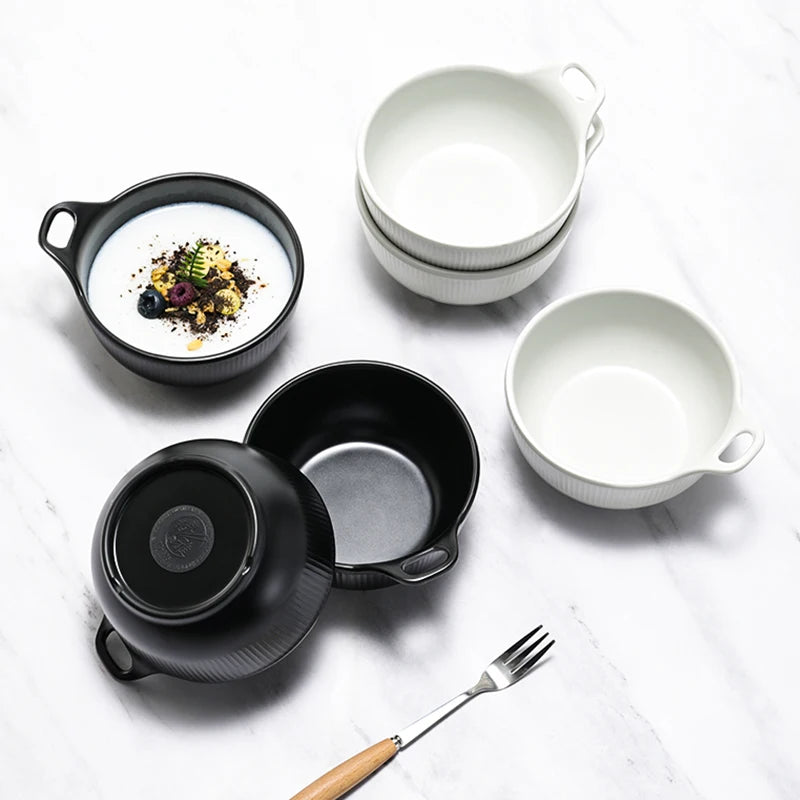 Wholesale Sushi Restaurant Soup Bowl Dessert Bowl Melamine Bowls With Handle
