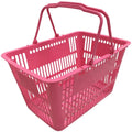 Two Handle Foldable Plastic Shopping Basket with 18L Capacity Durable & Eco-Friendly