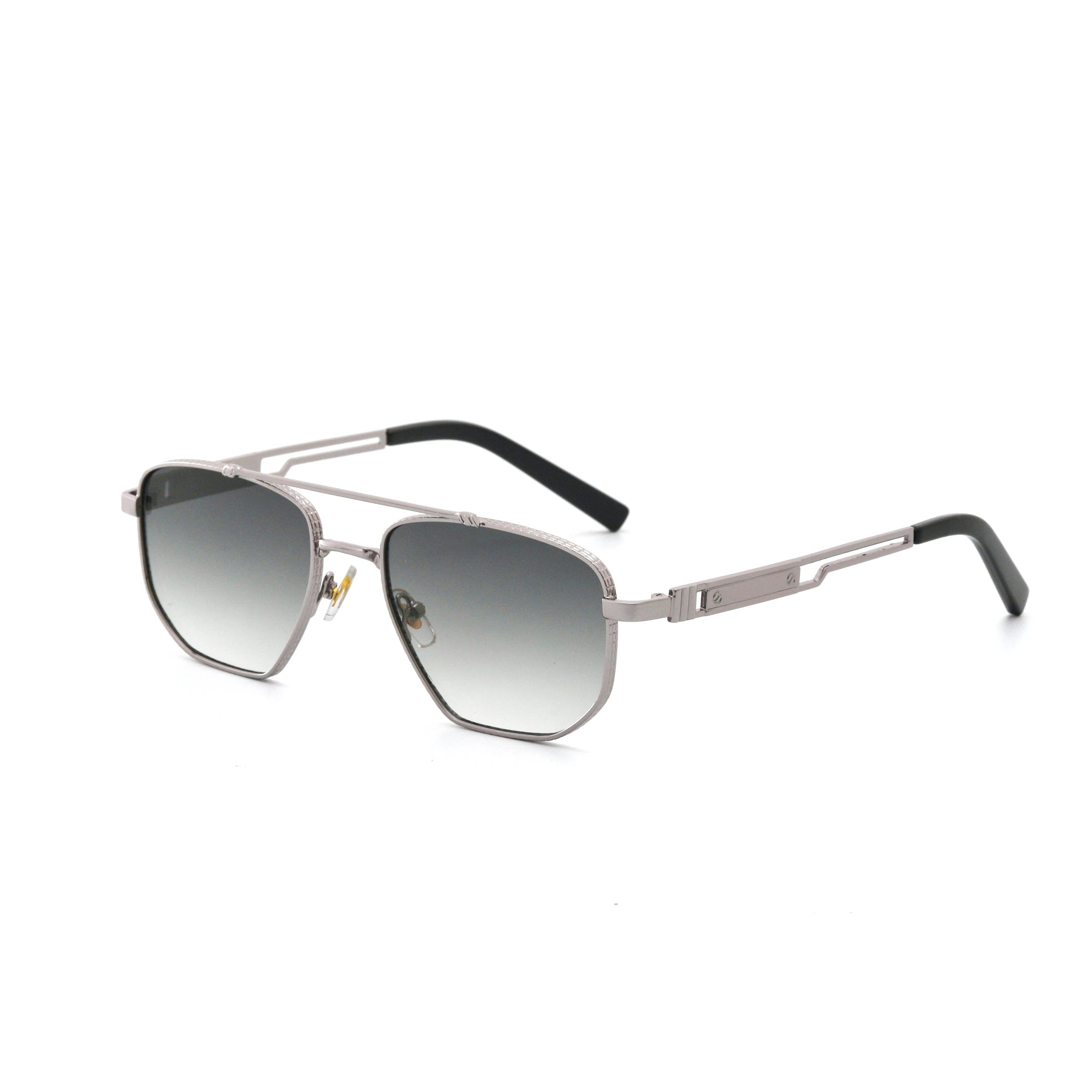 2026 Big Frame New One-piece Color Metal Fashion Men's and Women's All Match Personality Network Red Street Shot Sunglasses