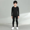 Boys Clothing Sets 5-6 Years Sport Clothes Tight Leggings Snd Long Sleeve Shirts Two Piece Track Suit for Kids Boys