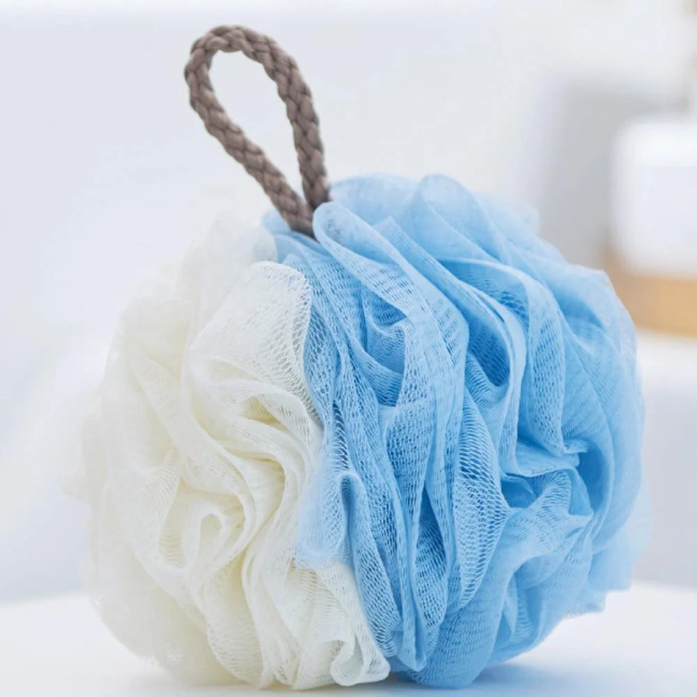 50g Net Two Colors Bath Ball Shower Mesh Scrubbing Body Massage Soap Bath Sponge