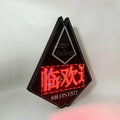Custom Acrylic LED VIP Service Display Letter Message Board With Programmable Rolling Captions by App