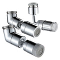 Modern Bathroom 720 Degree Big Angle Basin Faucet Spray Head Dual Function LED Plastic Faucet Aerator