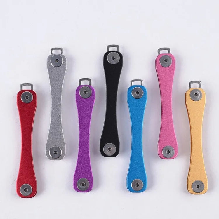 Aluminum Alloy Key Holder Outdoor EDC Tools Metal Key Holder Compact Key Holder and Keychain Organizer