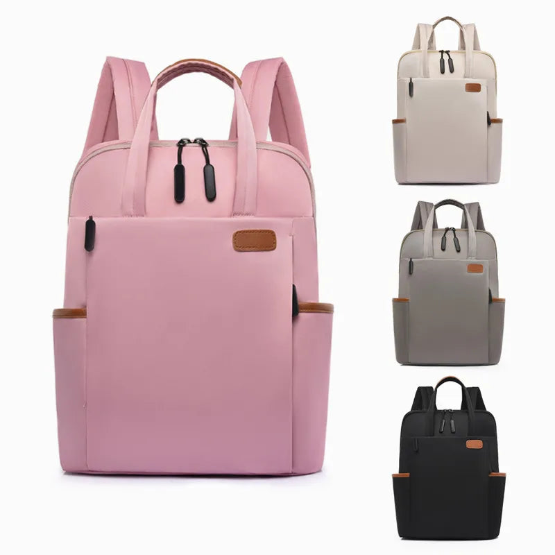 2024 New Korean Version of Oxford Cloth Women Backpack Outdoor Travel Bag Student Computer Bag Leisure Laptop Backpack for Women