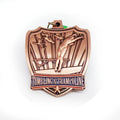 Custom Plated Metal Medals Medallion with Ribbon