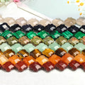 Natural Stone Section Four-Leaf Clover Loose Bead Diy Accessories Perforated Four-Leaf Clover Semi-Finished Wholesale