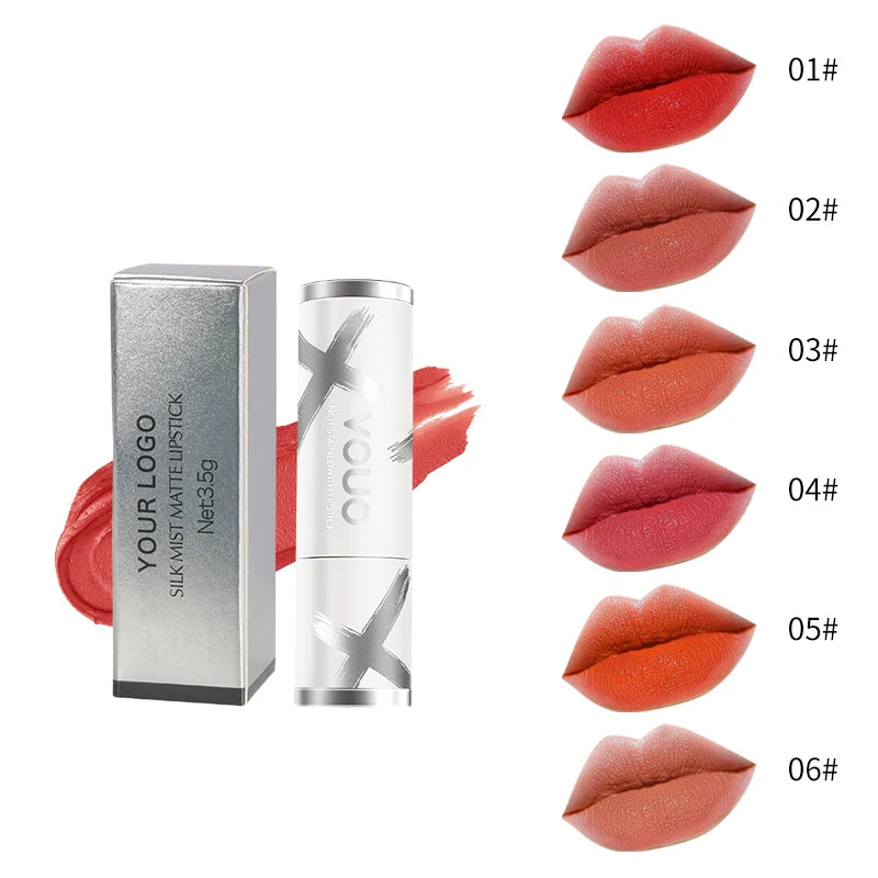 Hot Seller Official Genuine Non-Stick Cup Waterproof Lipstick Easy to Apply Lasting Whitening Velvet Soft Fog Non-Drying