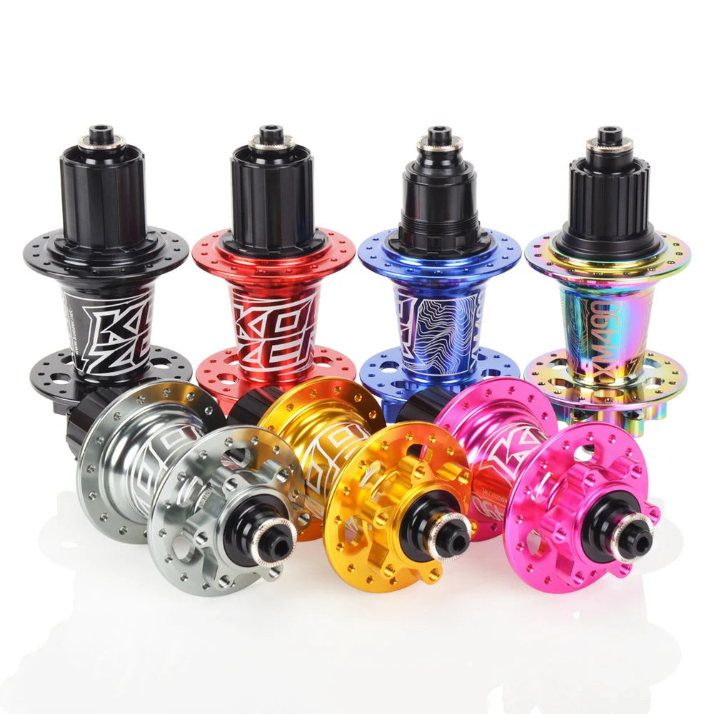 KOOZER XM490 Bicycle Hubs Mountain Bike Hubs Front 2 Rear 4 Bearing 28 32 36 Hole Bicycle Hub Other Bicycle Parts