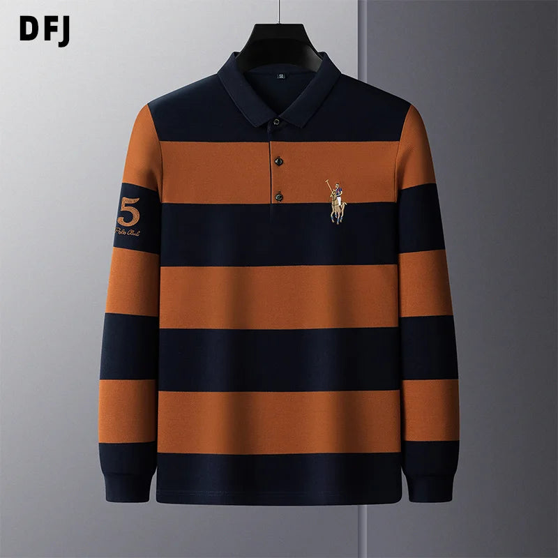 Customised Long Sleeve s Cotton Knitted for  Shirts with Button Closure Custom Logo Printing & Camisa for