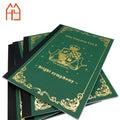 Custom A4 Hardcover Notebook with Gold Foil Stamping Promotional Journal Bulk Discounts