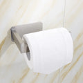 Jelos Durable Modern Design Matt Black Self-Adhesive Stainless Steel CE Certified Toilet Paper Rack Wall-Mount Paper Holder
