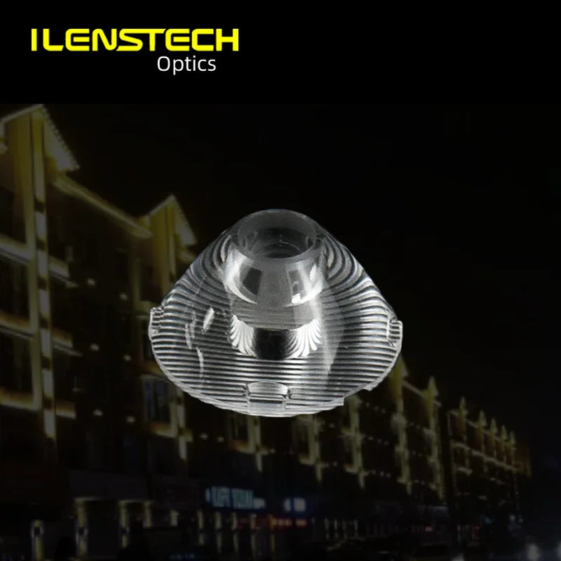 ILENSTECH 24mm 10x45 Degree Secondary Optics with Anti Glare Holder Led Lens