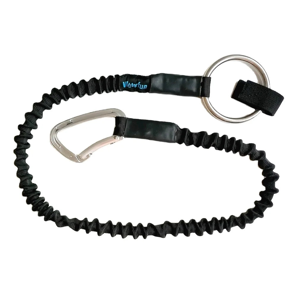 Waterfun Kayak Rescue Tow Tether 19"~33" Water Safety Device for Effective Tow & Rescue