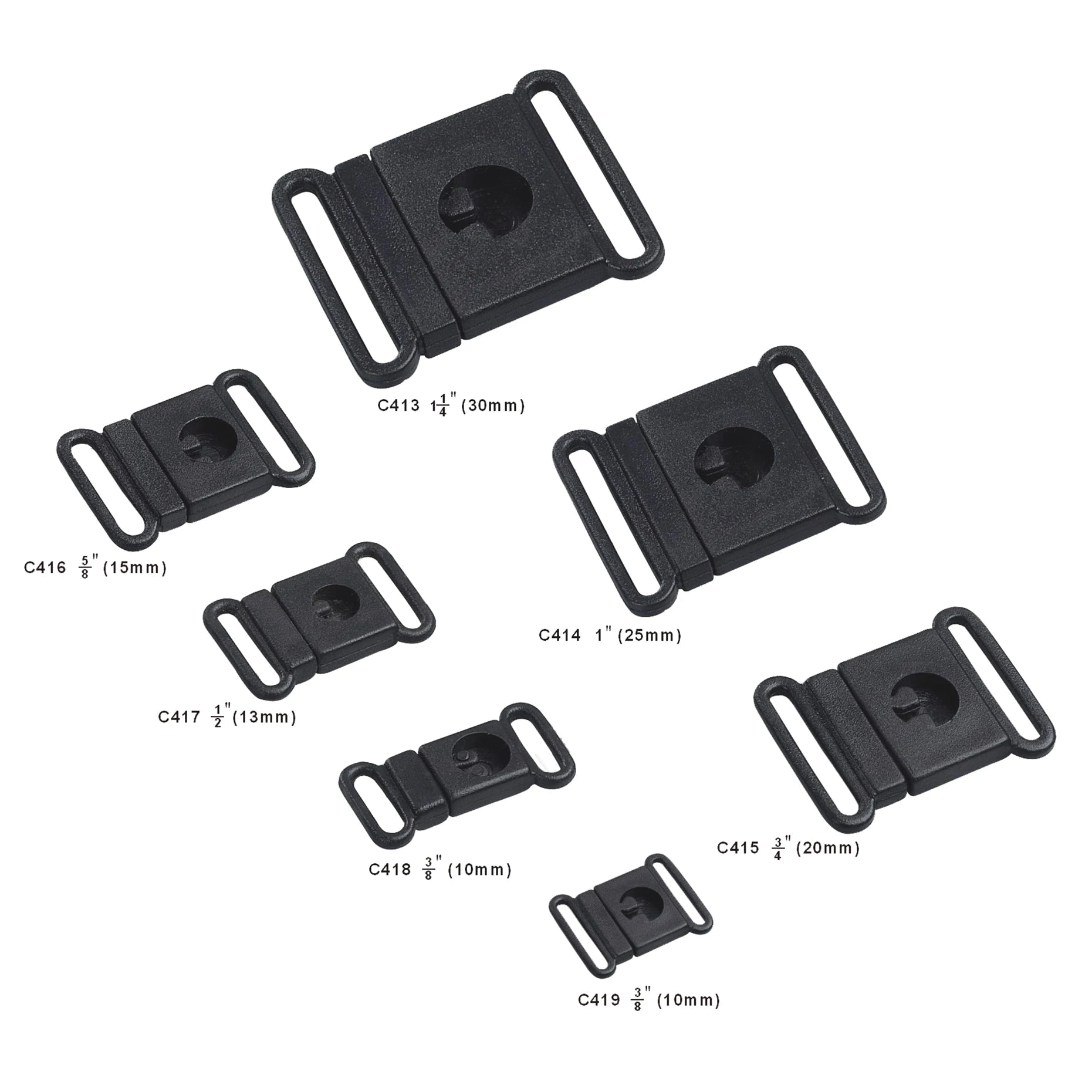 WL Factory Wholesale Bag DIY Accessories Plastic Custom Release Buckle Easy to Breakaway Safety Breakaway Clasp