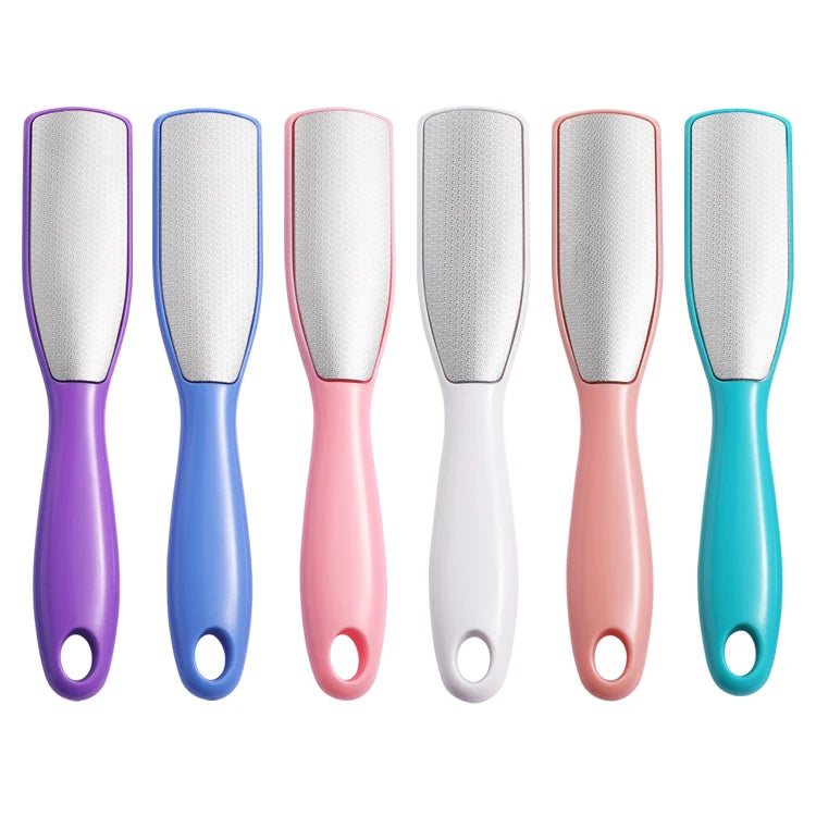 Best Price Wholesale Stainless Steel Double Sided Foot File Callus Remover Pedicure Sandpaper for Dead Skin Removal