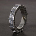 Real 925 Sterling Silver Stargate Rings for Fans Massive Transportation Device in Stranger Things TV Show Cosplay Christmas Gift