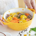 6 Inch 7.5 Inch Japanese Tableware Ceramic Food Bowl Cute Restaurant Handmade Ceramic Hotel Design Bowl