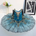 T0953 High Quality Adult Kids  Green  Stage Dancewear Skirt Ballet Professional Performance Tutu Dress
