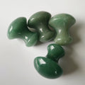 Huiying Natural Mushroom Shape Green Aventurine Gua Sha Board for Beauty and Personal Care