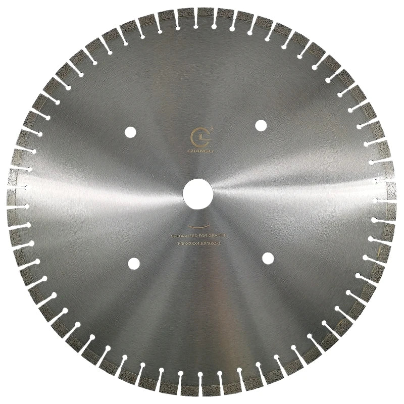 Industrial 600mm Laser Welded Diamond Disc Saw Blade for Granite/Stone Cutting Wet/Dry Use High Efficiency Professional Grade