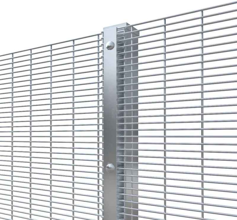 358 Anti Climb Welded Wire Mesh Fence Panel Hot Dip Galvanized Powder Coated for Industrial Warehouse & Substation Security